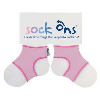 Sock Ons roze-6-12 mnd