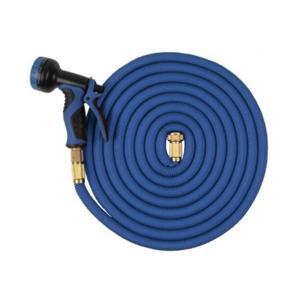 Flexibele/uitrekbare tuinslang - 5-15 meter - met sproeikop - tuinbewatering