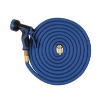 Flexibele/uitrekbare tuinslang - 5-15 meter - met sproeikop - tuinbewatering