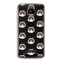 It's a Purrr Case: Motorola Moto Z Force Transparant Hoesje
