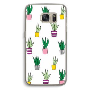 Sanseveria: Samsung Galaxy S7 Transparant Hoesje