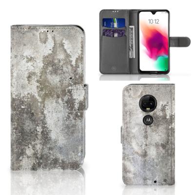 Motorola Moto G7 | G7 Plus | Bookcase | Beton Print