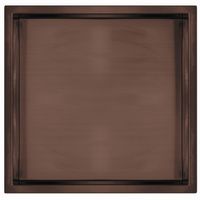 Inbouwnis Qisani Flow Enkel Geborsteld Copper Inbouwnis Qisani Flow Enkel Geborsteld Copper