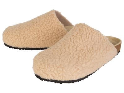 esmara Dames clogs met wol (Beige, 40)