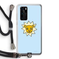 Kleine leeuw: Huawei P40 Transparant Hoesje met koord
