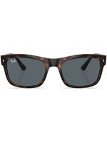 Ray-Ban tortoiseshell-effect square-frame sunglasses - Vert