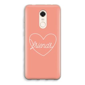 Friends heart: Xiaomi Redmi 5 Transparant Hoesje