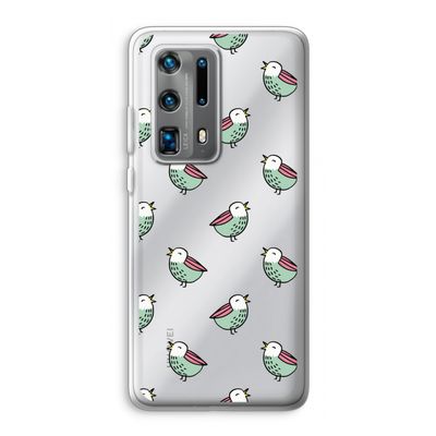 Vogeltjes: Huawei P40 Pro Plus Transparant Hoesje