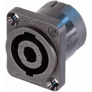 Neutrik NL4MP-ST Luidsprekerconnector Flensbus, contacten recht Aantal polen: 4 Zwart 1 stuk(s)