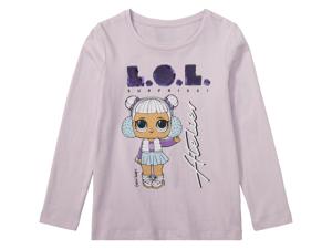 Kinder shirt (98/104, Lila  LOL)