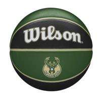 Basketbal Wilson NBA Team Tribute Milwakee 7 Groen Natuurlijk rubber (Maat 7)