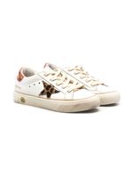 Golden Goose Kids baskets May à lacets - Blanc
