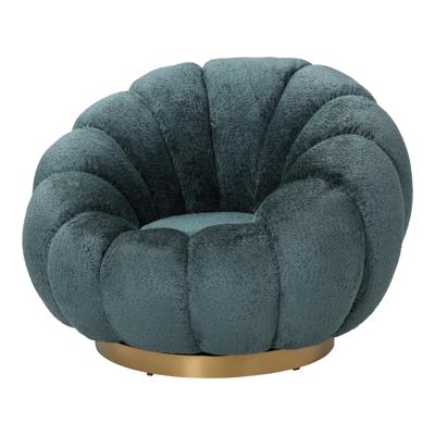 Daisy Fauteuil Teal met draaivoet