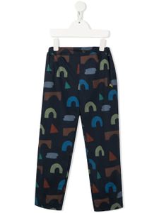 Bobo Choses pantalon à imprimé graphique - Bleu