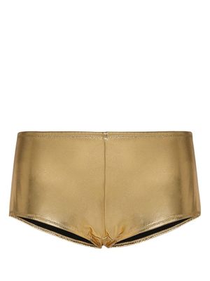 Dolce & Gabbana culotte à taille basse - Or