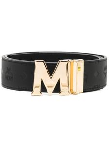 MCM ceinture Claus M à design réversible - Noir