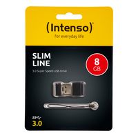 Intenso Slim Line USB flash drive 8 GB USB Type-A 3.2 Gen 1 (3.1 Gen 1) Zwart - thumbnail