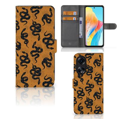 Telefoonhoesje | Met pasjeshouder | voor OPPO A98 5G Snakes