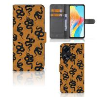 Telefoonhoesje | Met pasjeshouder | voor OPPO A98 5G Snakes