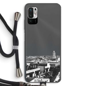 Marrakech Skyline : Xiaomi Redmi Note 10 5G Transparant Hoesje met koord