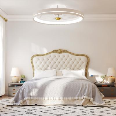 φ48cm Plafondventilator met Verlichting Omkeerbare Ventilator LED Plafondlamp 3000-6500K Dimbaar met 6 Windsnelheden Wit