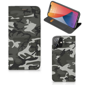 iPhone 12 | iPhone 12 Pro Hoesje met Magneet Army Light