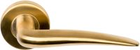 Deurkruk BASICS LB20 geveerd op rozet - PVD mat goud - thumbnail