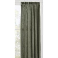 Leen Bakker - Gordijnstof Steve Lichtdoorlatend - Polyester - Groen - B140 Cm