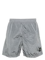 Stone Island short de bain à patch logo - Gris - thumbnail