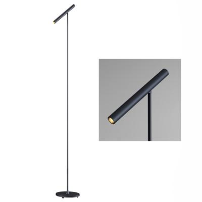 Artdelight Vloerlamp Kansas H 140 cm touch dimmer zwart