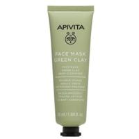 Apivita Masks & Scrubs Face Mask with Green Clay Mask 50ml