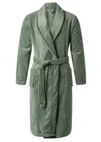 Outfitter heren Fleece Badjas - Winter - Warme ochtendjas - Maat XXL