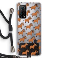 Pony: Xiaomi Mi 10T 5G Transparant Hoesje met koord