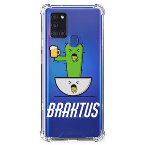 Samsung Galaxy A21s Stevig Bumper Hoesje Braktus