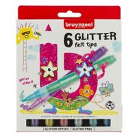 Bruynzeel-sakura young glitterstiften 6 stuks