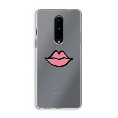 Kusje: OnePlus 8 Transparant Hoesje