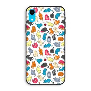 Kleurrijke katten: iPhone XR Biologisch afbreekbaar hoesje