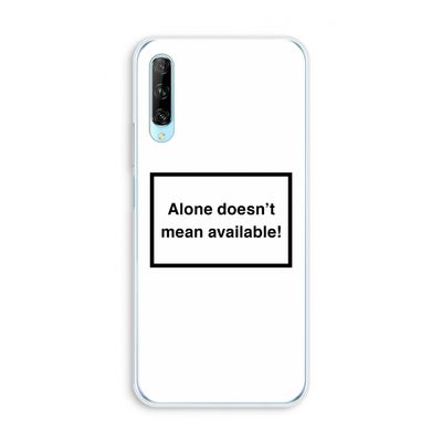 Alone: Huawei P Smart Pro Transparant Hoesje