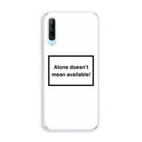 Alone: Huawei P Smart Pro Transparant Hoesje