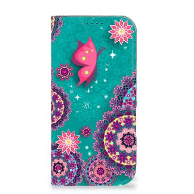 iPhone 16 Pro | Bookcase | Cirkels en Vlinders