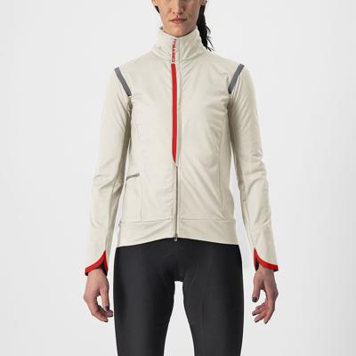 Castelli Alpha Ultimate Insulated fietsjack lange mouw wit dames