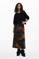 Afneembare jurk met dierenprint - GREEN - XL