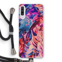 Pink Orchard: Samsung Galaxy A70 Transparant Hoesje met koord Pink Orchard: Samsung Galaxy A70 Transparant Hoesje met koord