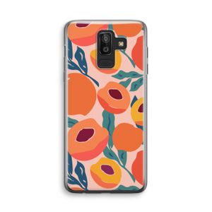 Perzik: Samsung Galaxy J8 (2018) Transparant Hoesje