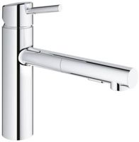 Grohe Concetto keukenkraan met uittrekbare handdouche dualspray Chroom