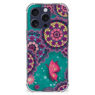 iPhone 16 Pro Back Cover Cirkels en Vlinders