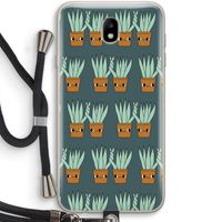 Sansevieria: Samsung Galaxy J7 (2017) Transparant Hoesje met koord