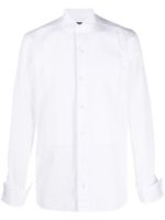 Zegna chemise cintrée à manches longues - Blanc - thumbnail