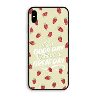 Don't forget to have a great day: iPhone XS Max Biologisch afbreekbaar hoesje