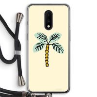 Palmboom: OnePlus 7 Transparant Hoesje met koord